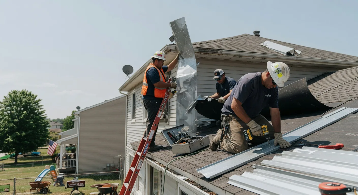 Storm Damage Metal Roof Repair in Lake Waccamaw, NC